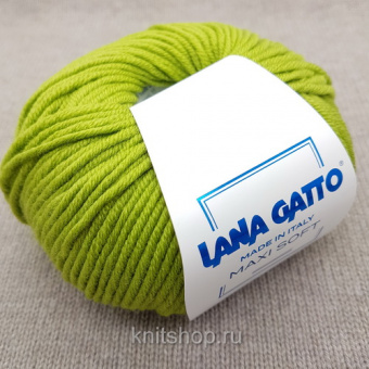 Lana Gatto Maxi Soft (13277) 100% меринос экстрафайн 50 г/90 м