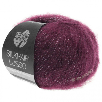 Lana Grossa Silkhair Lusso (905) 71% мохер суперкид, 14% шелк, 8% полиэстер, 7% полиамид 25 г/210 м