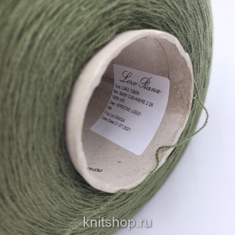 Loro Piana Baby Cashmere (Verdone оливка) 100% бэби кашемир 2/26 1300м/100г