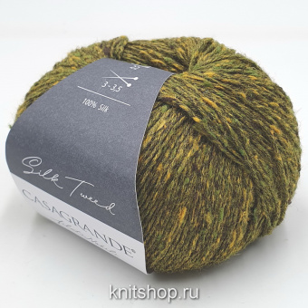 Casagrande Silk Tweed (28.009 лайм) 100% шёлк тусса 50г/185м