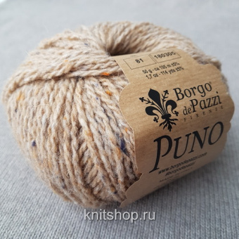 Borgo de'Pazzi Puno (81) 50% меринос, 20% альпака, 30% па 50 г/105 м