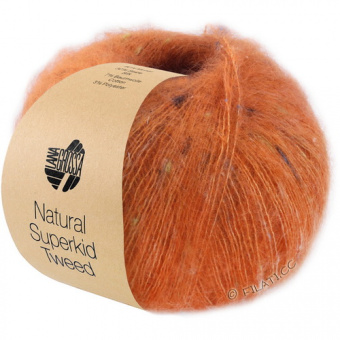 Lana Grossa Natural Superkid Tweed (611) 60% суперкид мохер, 30% шелк, 7% хлопок, 3% пл 25г/200м